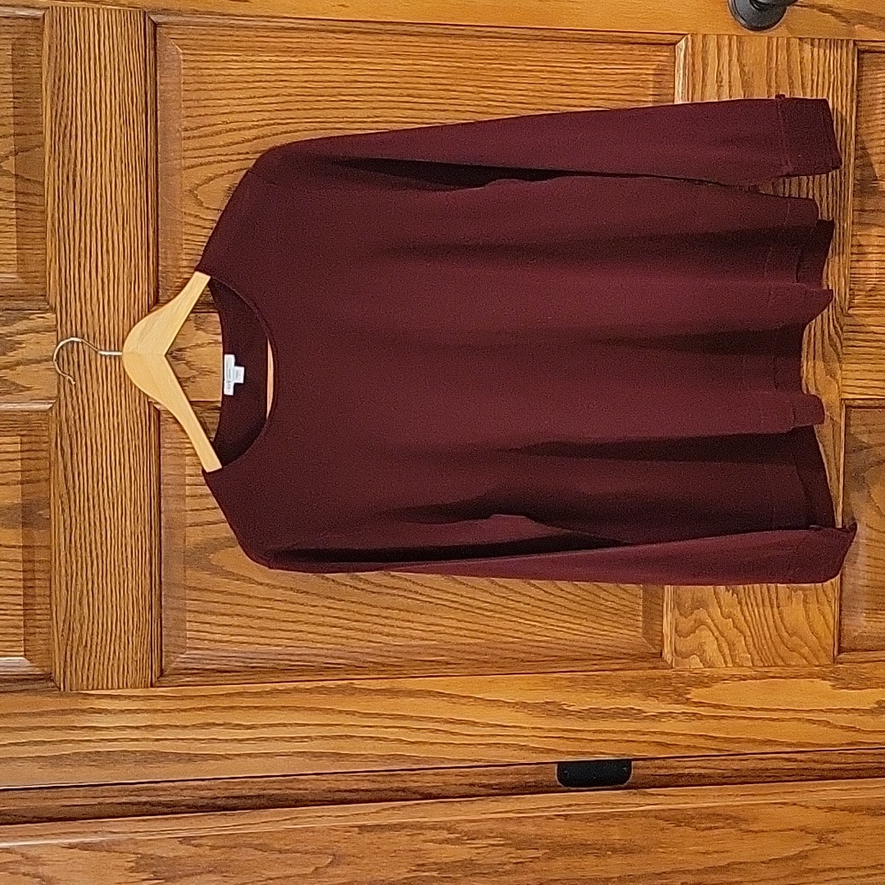 Womens J Jill 100% merino wool sweater size large.